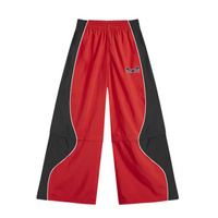 REMIT RED NYLON PANTS